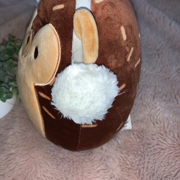Squishmallow Kellytoy Hans Hedgehog w/ Earmuffs Super Soft Plush Holiday Edition - Picture 5 of 8